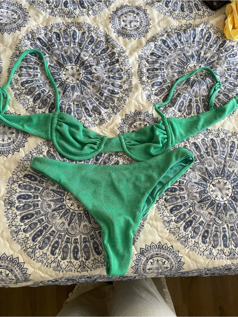 Miss Lola Green Two-Piece Bikini Set